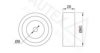 OPEL 4500955 Deflection/Guide Pulley, v-ribbed belt